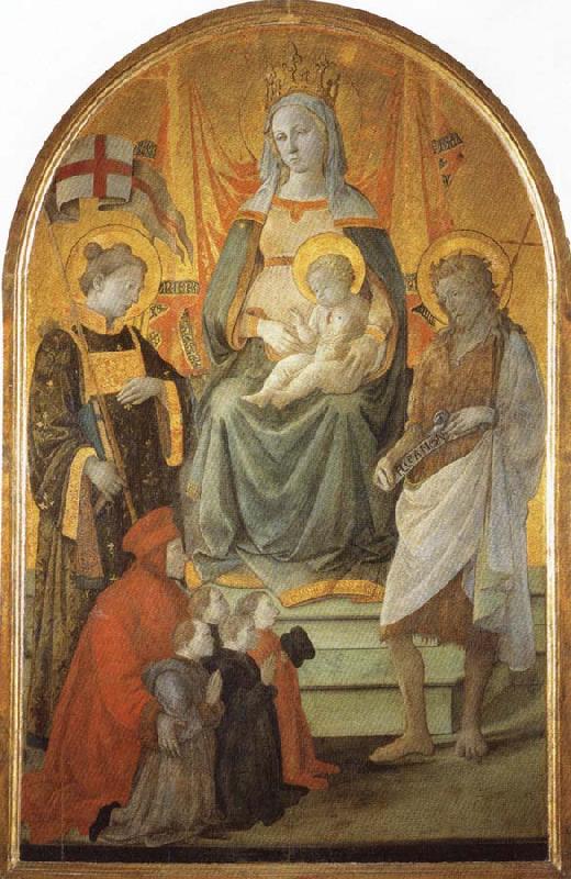 Fra Filippo Lippi Madonna del Ceppo oil painting picture